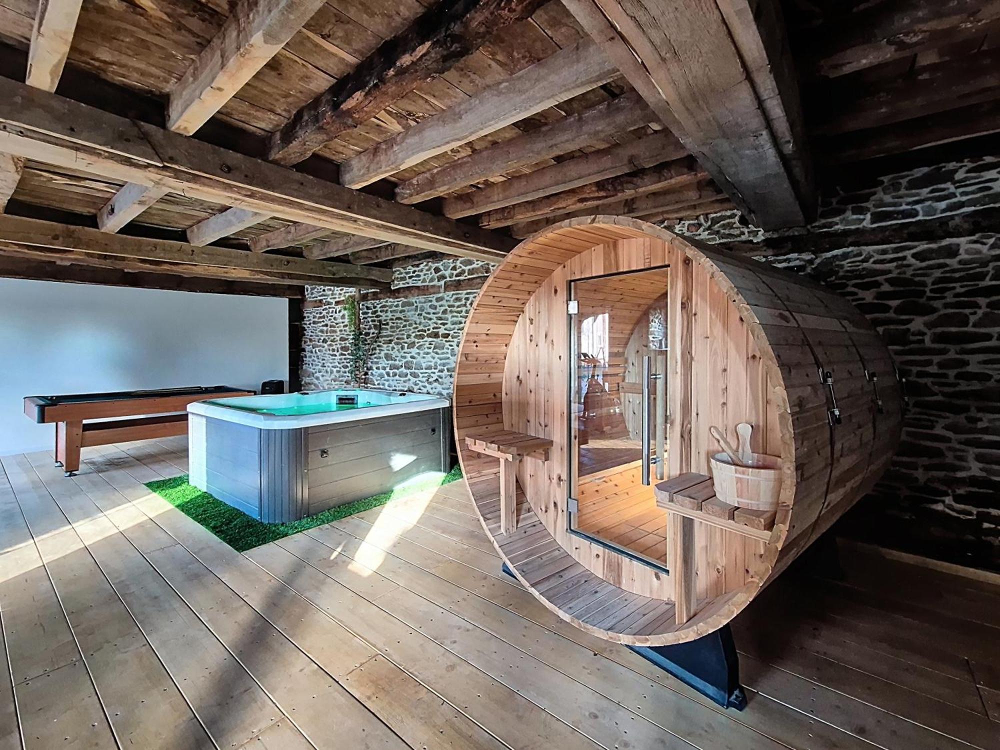 Bergerie Renovee, Spa - Sauna , Proche Des Lacs, Sentiers Pedestres Comps-la-Grand-Ville Exterior foto